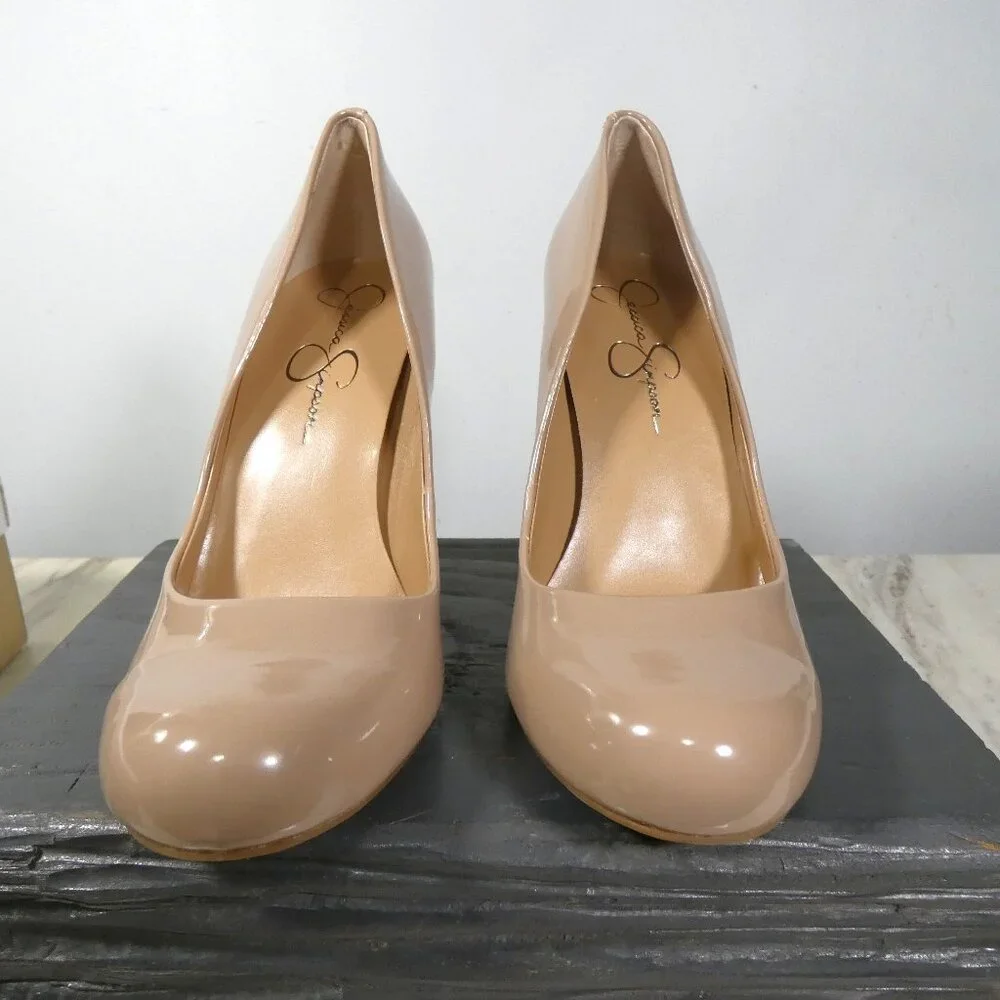 NiB Jessica Simpson Womens Calie Pump, chai Latte, 8.5,8.5 M US - Picture 4 of 15